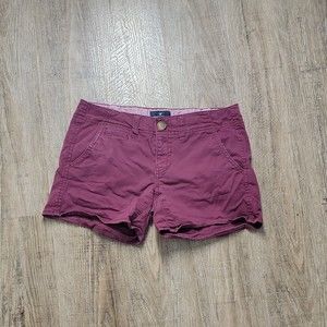 American Eagle Mauve Cute Shortie Shorts ~ Sz 2 ~ Low Rise ~ 4" Inseam